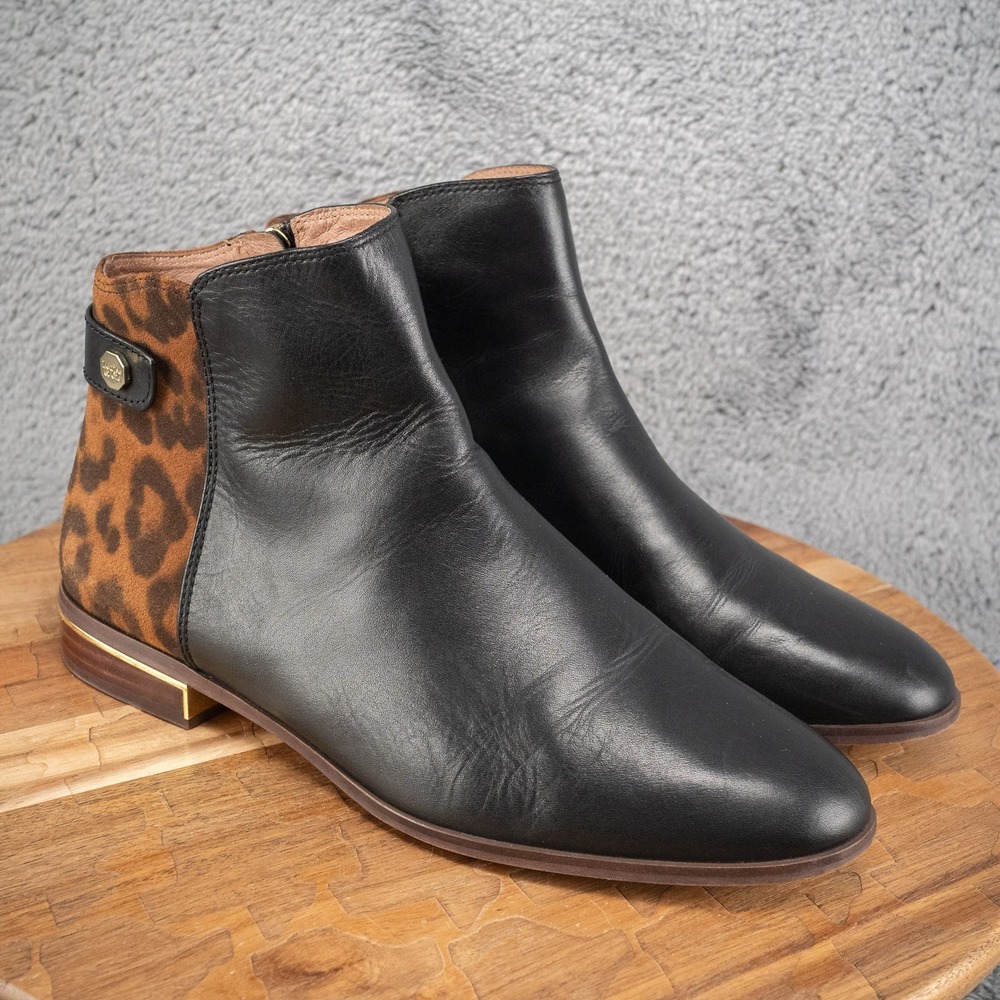 Louise et Cie Tangie3 Black/Leopard Boot Size 10 M EU 42